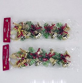 Ялинкова іграшка 01203 "Дзвіночки" (100) 2 види, в кульку - 1 - smarttoys.com.ua