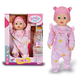 Інтерактивна лялька BABY BORN – ПЕРШІ КРОКИ ЕМІЛІ (43 см) - 1 - smarttoys.com.ua
