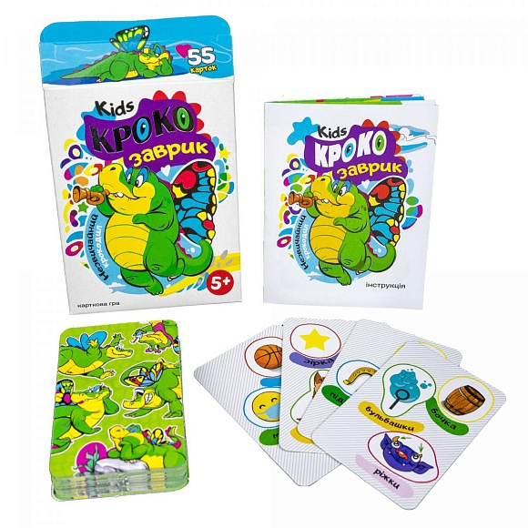 Карткова гра 30969 (укр) "Крокозаврик", в кор-ці 14-9,3-2,2 см  - 2 - smarttoys.com.ua