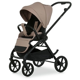 Коляска дитяча ME 1191 CHLOE Nougat Beige прогулянкова, регул.ручка, регул.спинки, алюм.рама, коричн - 1 - smarttoys.com.ua