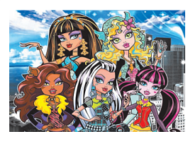 Пазл "Монстер-Хай (зелена коробка)" 140 ел.  - 1 - smarttoys.com.ua