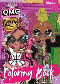 Розмальовка зі стікерами L.O.L O.M.G. Queens2 - 1 - smarttoys.com.ua