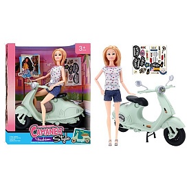 Лялька KQ210 (24шт) 30см, шарнірна, мотоцикл 25см, в кор-ці, 27-33-9см - 1 - smarttoys.com.ua