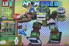 Конструктор LB1148 Minecraft, Майнкрафт, деякі деталі світяться, 511 елементів, в коробці - 1 - smarttoys.com.ua
