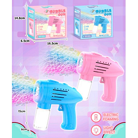 Мильні бульбашки 160.15,5см, світло, запаска 6-4см, 2 кольори, на бат-ці, в кор-ці,16,5-15-6,5см - 1 - smarttoys.com.ua