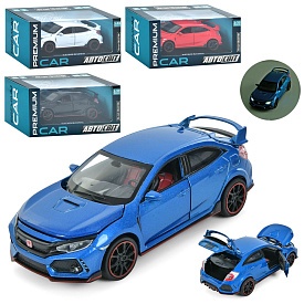 Машина AP-1811 АвтоСвіт,1:32,мет.,інерц.,відчин.двері/багаж./капот,гум.колеса,4кольори,муз.,бат.,кор - 1 - smarttoys.com.ua