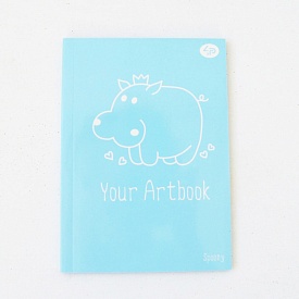 Блокнот TM Profiplan "Artbook "Spoony", hippo, В6 - 1 - smarttoys.com.ua