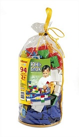 Конструктор дитячий "Юні-блок" (94 дет.) шитий кульок - 1 - smarttoys.com.ua