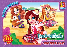 EA215 Пазли ТМ "G-Toys" із серії "Enchantimals", 117 ел. - 1 - smarttoys.com.ua