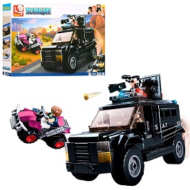 Конструктор SLUBAN M38-B0653 "Police": машина, квадроцикл, фігурки, 293 дет. - 1 - smarttoys.com.ua