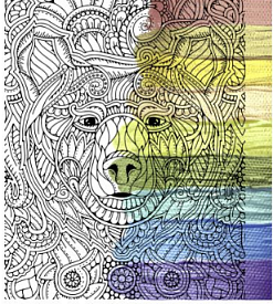 Набір для розпису - антистрес "Господар лісу" ТМ "RIVIERA BLANCA", шт RB-0575 - 1 - smarttoys.com.ua