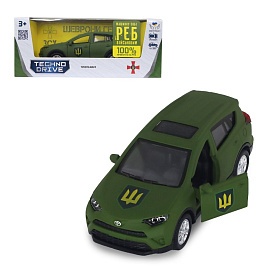 Автомодель серії "Шеврони Героїв" – TOYOTA RAV4 – "СУХОПУТНІ ВІЙСЬКА ЗСУ" - 1 - smarttoys.com.ua