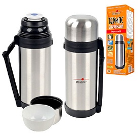 Термос металевий з металевою колбою 1,2л, MT-0273 - 1 - smarttoys.com.ua