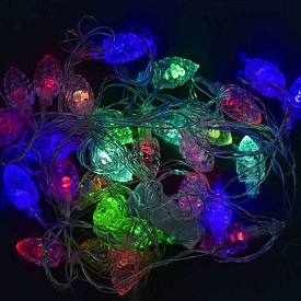 Гірлянда світлодіодна С 23457 "Шишка" (100) довжина 4,5 метрів, 28 ламп., Кольорова - 1 - smarttoys.com.ua