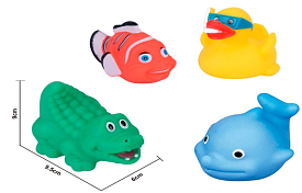 Набір для купання Водяні мешканці 4шт - 1 - smarttoys.com.ua