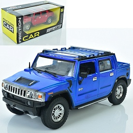Джип AS-3012 АвтоСвіт, 1:24, HUMMER, інерц., гумові колеса, 2 кольори, кор., 27-11,5-13 см. - 1 - smarttoys.com.ua