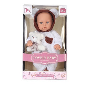 Пупс LS1255-1 ведмедик, кор., 19-31,5-14 см. - 1 - smarttoys.com.ua