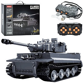 Конструктор SLUBAN M38-B0851 танк, радіокер., 2.4G, акум., 814 дет., USB, кор., 42,5-38-12,5 см. - 1 - smarttoys.com.ua