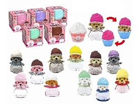 Кукла G1001 (48шт) 5 видов, превращ в капкейк, в коробке 9,5*9,5*9,5 см - 1 - smarttoys.com.ua