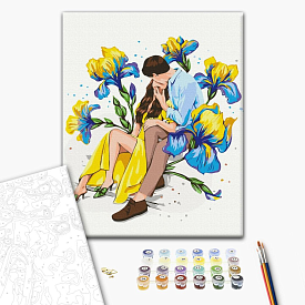 Картина за номерами: Квітуче кохання ©Alla Berezovska 40х50 - 1 - smarttoys.com.ua