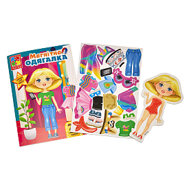 Магнітна гра "Trendy girl" у папці (укр) VT3204-32 (60) "Vladi Toys" - 1 - smarttoys.com.ua