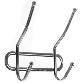 Вішалка настінна (хром) 2гачків, MH-1978 - 1 - smarttoys.com.ua