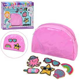 Набір для творчості B231221 прикрась косметичку, косметичка 16-11-3см, наліпки,кор., - 1 - smarttoys.com.ua