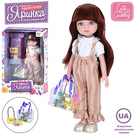 Лялька M 6069 I UA Яринка, 5 пісень, сумка, аксесуари, муз. (укр.), бат. (табл.), кор., 22-35-10,5см - 1 - smarttoys.com.ua