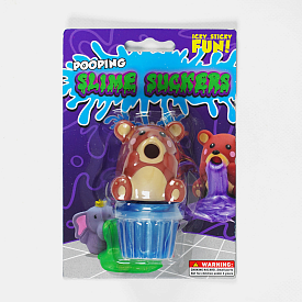 Гра антистрес С 61117 (192) 1шт, "Ведмедик", лизун, на листі - 1 - smarttoys.com.ua