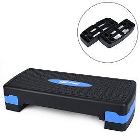 Степ-платформа MS 0534-4 2 сходинки,розмір 68-29-10см/15см, чорно-синій, кор., 69-30-11см - 1 - smarttoys.com.ua