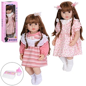 Лялька TDQM-18-21B 57см, 2 види, підгузок, пляшечка, в кор-ці, 59-19-13,5см - 1 - smarttoys.com.ua