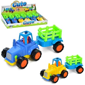 Трактор 345-1A інерц., причіп, 6 шт. (2 кольори) в диспл., 47-18,5-7,5 см. - 1 - smarttoys.com.ua