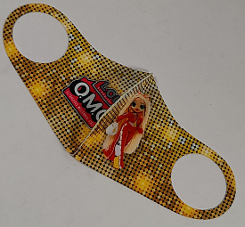 Маска Pitta Print S LOL OMG Леди DJ Swag Fashion Disco-Gold																						 - 1 - smarttoys.com.ua