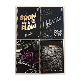 Блокнот В5 60арк Soft -touch. бок. пруж.,кл. - 1 - smarttoys.com.ua