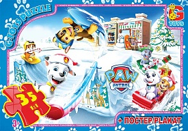 PW0889 Пазли ТМ "G-Toys" із серії "Paw Patrol" (Цуценячий патруль), 35 ел. - 1 - smarttoys.com.ua