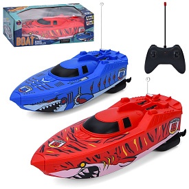 Катер 0036-8р/к, 26см, 2 види, на бат-ці, в кор-ці, 26-9,5-12см - 1 - smarttoys.com.ua