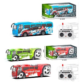 Автобус 6180AB радіо/к,світло,гумові колеса,2 види/мікс кольорів,бат,кор,21,5-9-9см - 1 - smarttoys.com.ua