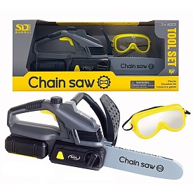 Бензопила 6819-1 рухлива стрічка, маска, муз., світло, бат., кор., 41-17,5-15,5 см. - 1 - smarttoys.com.ua