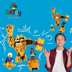 Конструктор JVToy " Атака глиняного титану" серія Пригоди, 469+ деталей 25029 - 1 - smarttoys.com.ua