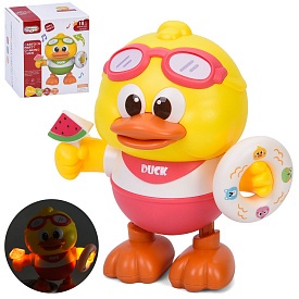 Музична іграшка 368-119Bкачка/каченя,17см,музика, світло, танцює, в кор-ці, 14-17-11,5см - 1 - smarttoys.com.ua