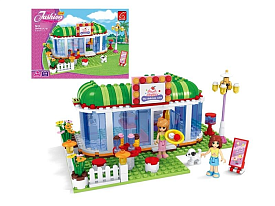 Конструктор AUSINI 24606 (24/2) "Кафетерій", 298 деталей, у коробці - 1 - smarttoys.com.ua