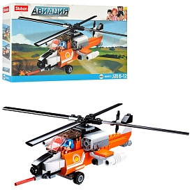 Конструктор SLUBAN M38-B0667D "Aviation": гелікоптер, фігурка, 129 дет. - 1 - smarttoys.com.ua