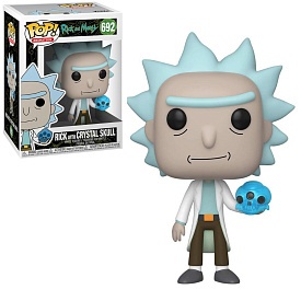 Ігрова фігурка FUNKO POP! серії "Рік і Морті" - РІК З КРИШТАЛЕВИМ ЧЕРЕПОМ - 1 - smarttoys.com.ua