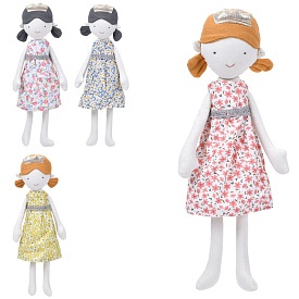 Лялька 190624-121 м'яконабивна, принцеса, 4 види, кул., 20-25-6 см. - 1 - smarttoys.com.ua