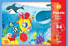 FA02 Пазли ТМ "F-Toys" із серії "Океан", 24 елементи - 1 - smarttoys.com.ua