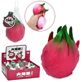 Іграшка MS 4709 питахайя, антистрес, борошно, сітка, 12 шт. в диспл., 27-20-9,5 см. - 1 - smarttoys.com.ua