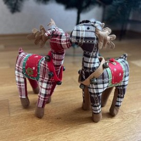 Фігура новорічна "Happy Elk" 35см M48063 - 1 - smarttoys.com.ua