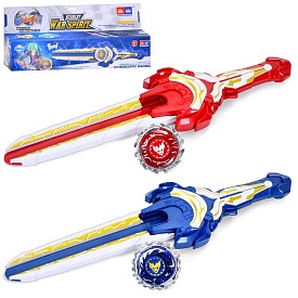 Гра F6180 дзига (мет.), на запуску (меч), 2 кольори, кор., 40-16-8 см. - 1 - smarttoys.com.ua