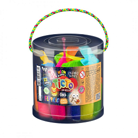 Креативна творчість "Тісто для ліплення "FLUORIC" туба 22 кольори укр (8) - 1 - smarttoys.com.ua