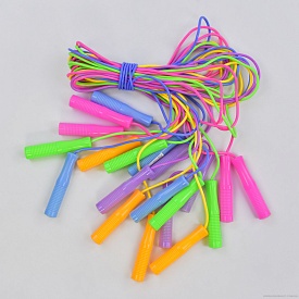 Скакалка С 34147 (60) кольорова 10шт в зв'язці, довжина 250см, товщина 4,1мм - 1 - smarttoys.com.ua